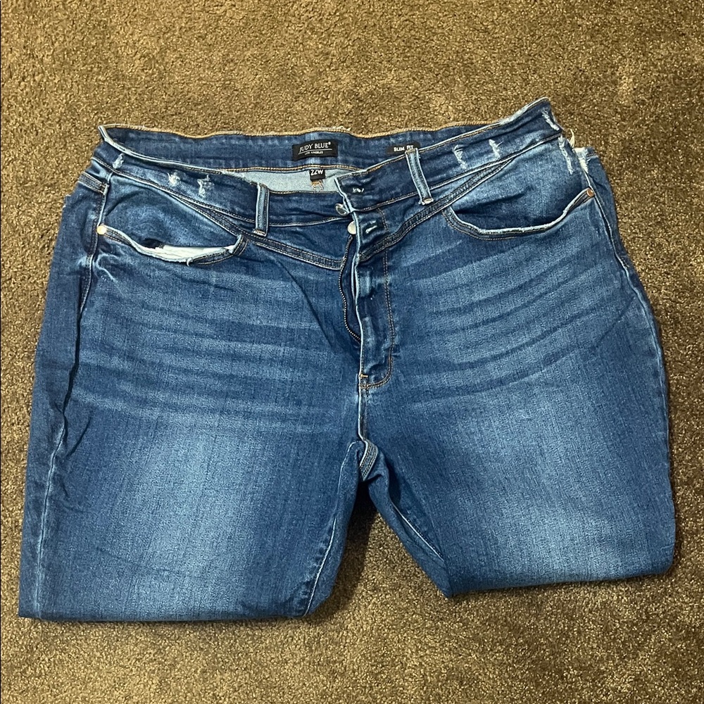 Judy Blue Deep Indigo Skinny Jeans